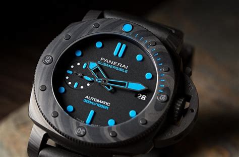 panerai submersible matte black|Panerai submersible watch review.